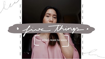 five things. || #Proverbs3125