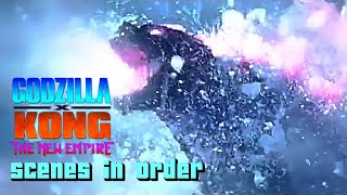 Godzilla x Kong scenes in order | Godzilla x kong the new empire