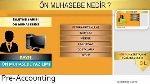 Ön Muhasebe Nedir?