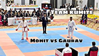 Mohit vs Gaurav | Team kumite | Uttarakhand vs Madhya Pradesh | All India Karate Championship