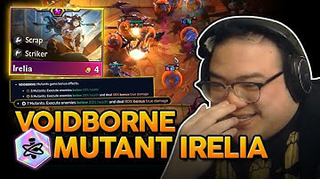 7 Voidborne Mutant buff gives Irelia 80% bonus true damage and an execute