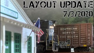 Layout Update 7/3/2020: NEW (RAINY) Layout, Scenery, and More!