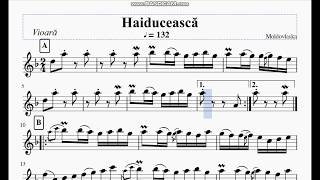 Video thumbnail of "Haiduceasca - Vioara"