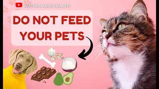 Protect Pet's Health: 10 Foods Your Dog or Cat Should Never Eat for Optimal Health | Healthy Habits