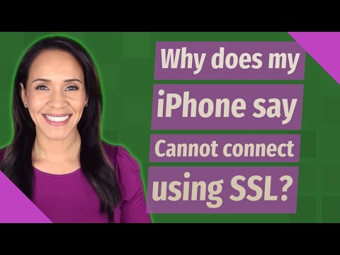 วีดีโอ: ฉันจะเปิดใช้งาน SSL บน iPhone 8 ของฉันได้อย่างไร
