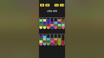 Water sort puzzle level 2279