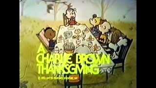 CBS promo A Charlie Brown Thanksgiving 1973