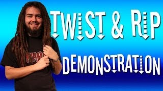How To Make Dreadlocks - Twist & Rip Method!