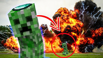 How BIG would a Creeper explosion be in REAL LIFE?