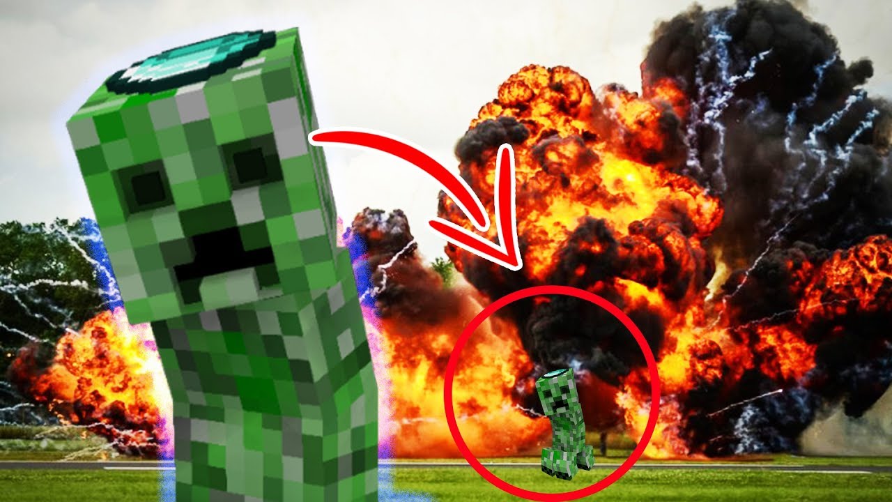 How BIG would a Creeper explosion be in REAL LIFE? 