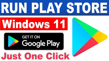 Just One Click To Install Google Play Store in Windows 11 | Install Android Apps on Windows 11 2022