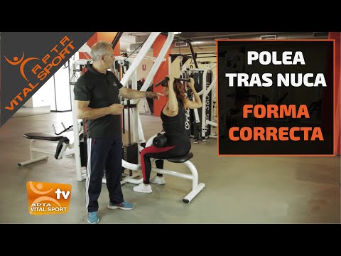 POLEA ALTA TRAS NUCA | Ejercicio para ESPALDA y DORSAL