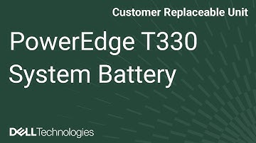 PowerEdge T330: Remove/Install System Battery