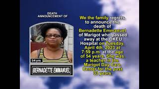 Bernadette Emmanuel short