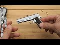 Alloy Empire Colt 1911 1:2.05 Scale Full Metal Tiny Mini Automatic Gun Shell Eject #shorts