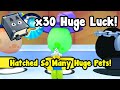 How Many Huge Pets Can I Hatch With 30x Huge Luck? - Pet Simulator 99