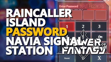 Raincaller Island Password Tower of Fantasy