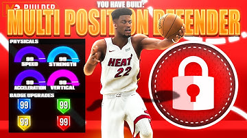 BEST MULTI POSITION DEFENDER BUILD ON NBA 2K21! RARE BUILD SERIES VOL  9