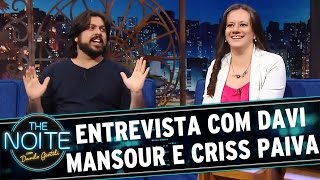 The Noite (18/04/16) - Entrevista com o casal Davi Mansour e Criss Paiva