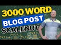 3000 Word Blog Post with Scalenut AI Content Writer