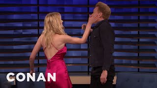 Sophie Turner & Conan Play Tequila Slaps - CONAN on TBS