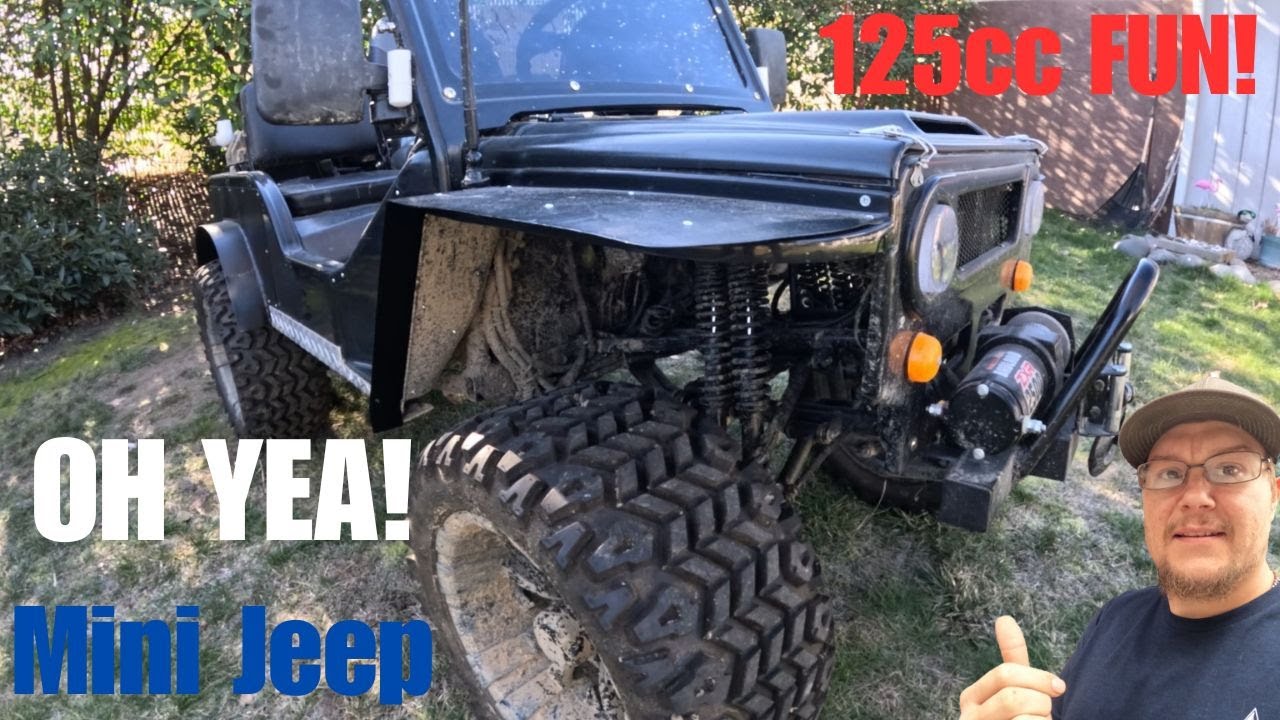 Mini Jeep & Modifications I have done - Custom Rain Top