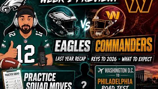 Eagles versus Commanders week 1 preview!