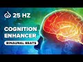 432Hz Cognition Enhancer: Brain Synchronization, Beta Wave Binaural Beats | Music For Focus, Memory