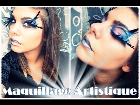 Tutoriel maquillage artistique //☞effet oiseau plume