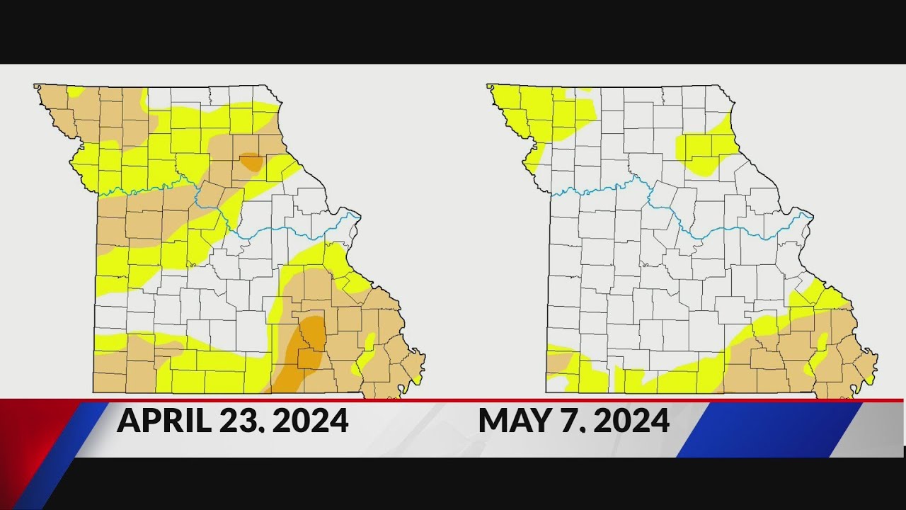 Parts of Missouri remain in drought despite recent rains - YouTube