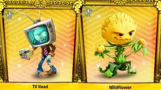 How to Play TV HEAD and WILDFLOWER - Plants vs Zombies Battle For Neighborville (New Characters)