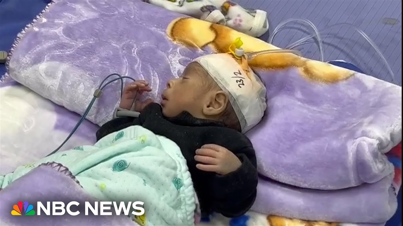 Gaza hospital overwhelmed by hunger and malnutrition among neonates
