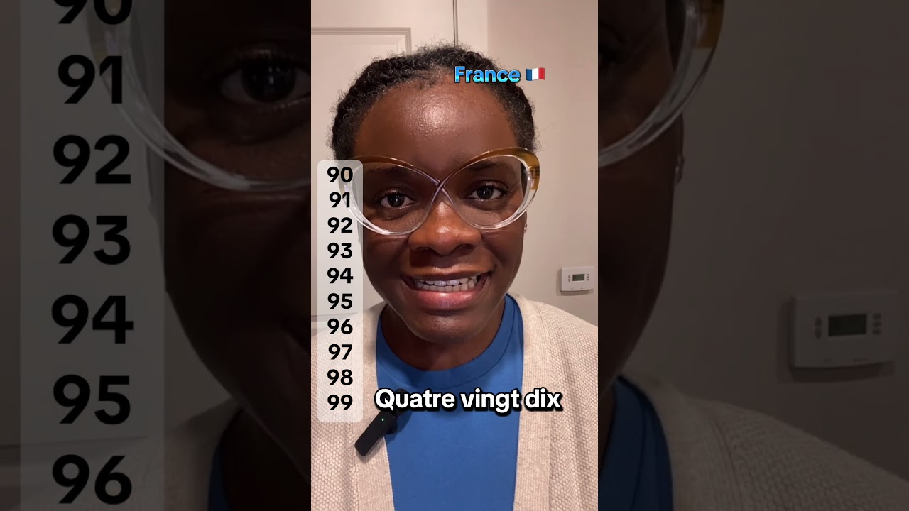 Counting from 90-99 : France vs Belgium