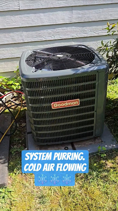 Customer had no cooling… now THIS 👇  #ACReplacement #FurnaceInstall #SplitSystem #HeatingAndCooling