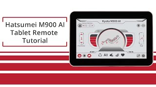 Kyota Hatsumei M900 AI 4D massage chair - Tablet Remote Tutorial