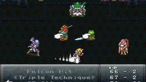 Chrono Trigger Boss #21 Flea+,Super Slash and Great Ozzie