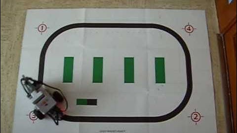 Lego NXT Mindstorms Follow Black Line