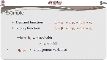 Simultaneous Equations Models – An Introduction