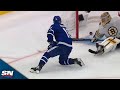 Mitch marner scores highlightreel goal from one knee