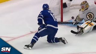 Mitch Marner Scores Highlight-Reel Goal From One Knee