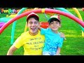 Super Fun Obstacle Course Race for Kids with Jason