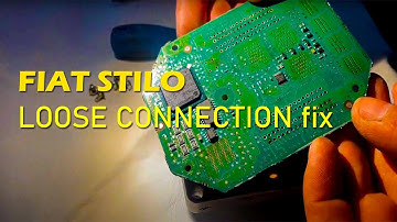 Fiat stilo 1.6 IAW 5NF Ecu repair / loose connection fix , engine stops, engine fault