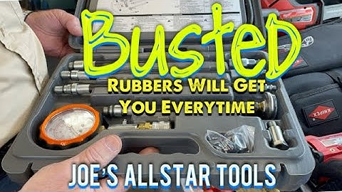 Joe’s AllStar Tools: Tiny Screwdrivers and Compression Tester. Busted Rubbers Will Get You!