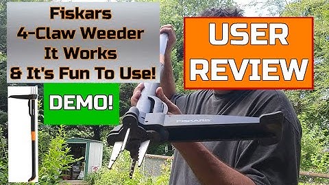 Demo on this Easy To Use Fiskars Weed Puller - And It