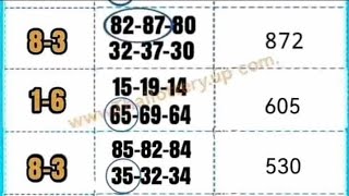 Thai Lottery 3UP Touch Pair Formula  Thai Lottery Result Today