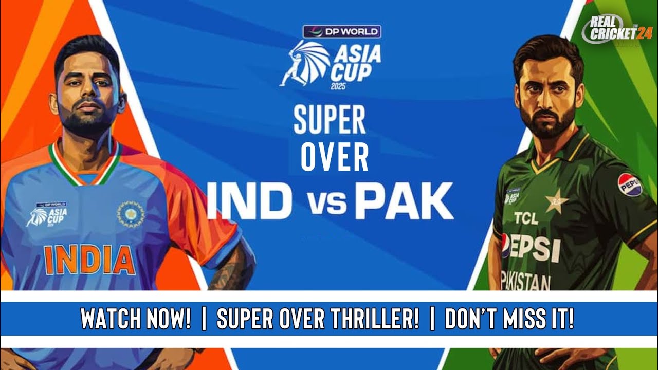 Super Over Thriller | India vs Pakistan | DP World Asia Cup 2025 - YouTube
