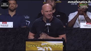 La conférence de presse LEGENDAIRE de l'UFC 300 (en français)