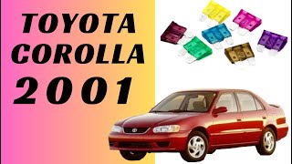 2001 Toyota Corolla Fuse Box Diagram - 4 Locations box Relays 2001 Toyota Corolla Fuse Box Diagram - 4 Locations box Relays