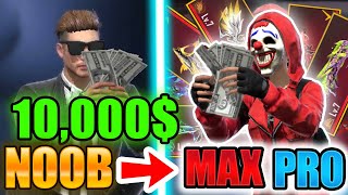 10,000$ on my Free Fire accounts - look how it became😱🔥