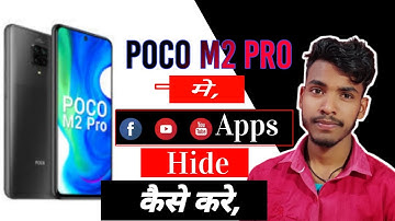 How To Hide Apps In Poco M2 Pro / How to Hide App In Poco X2 Poco X3 Poco F1 Poco F2